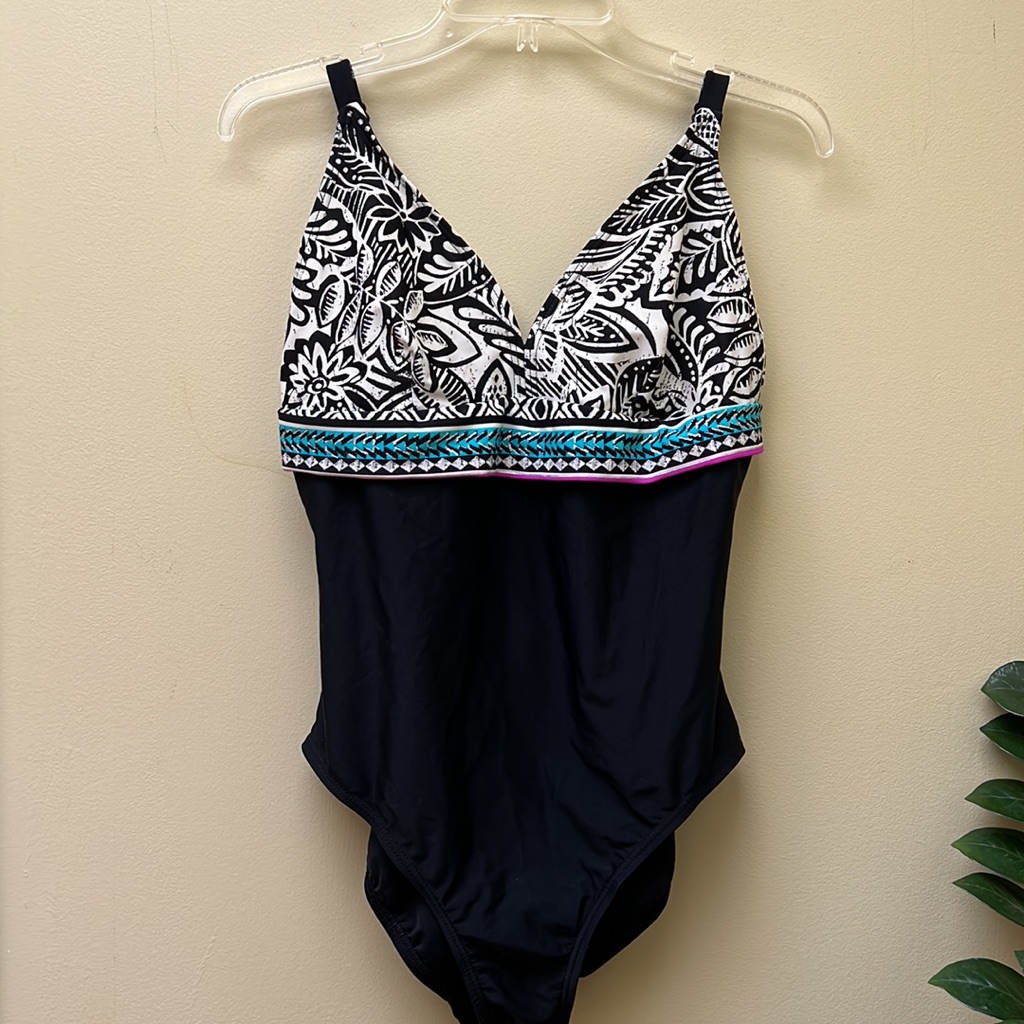 Ocean Dream Collection Swimsuit, Size 14